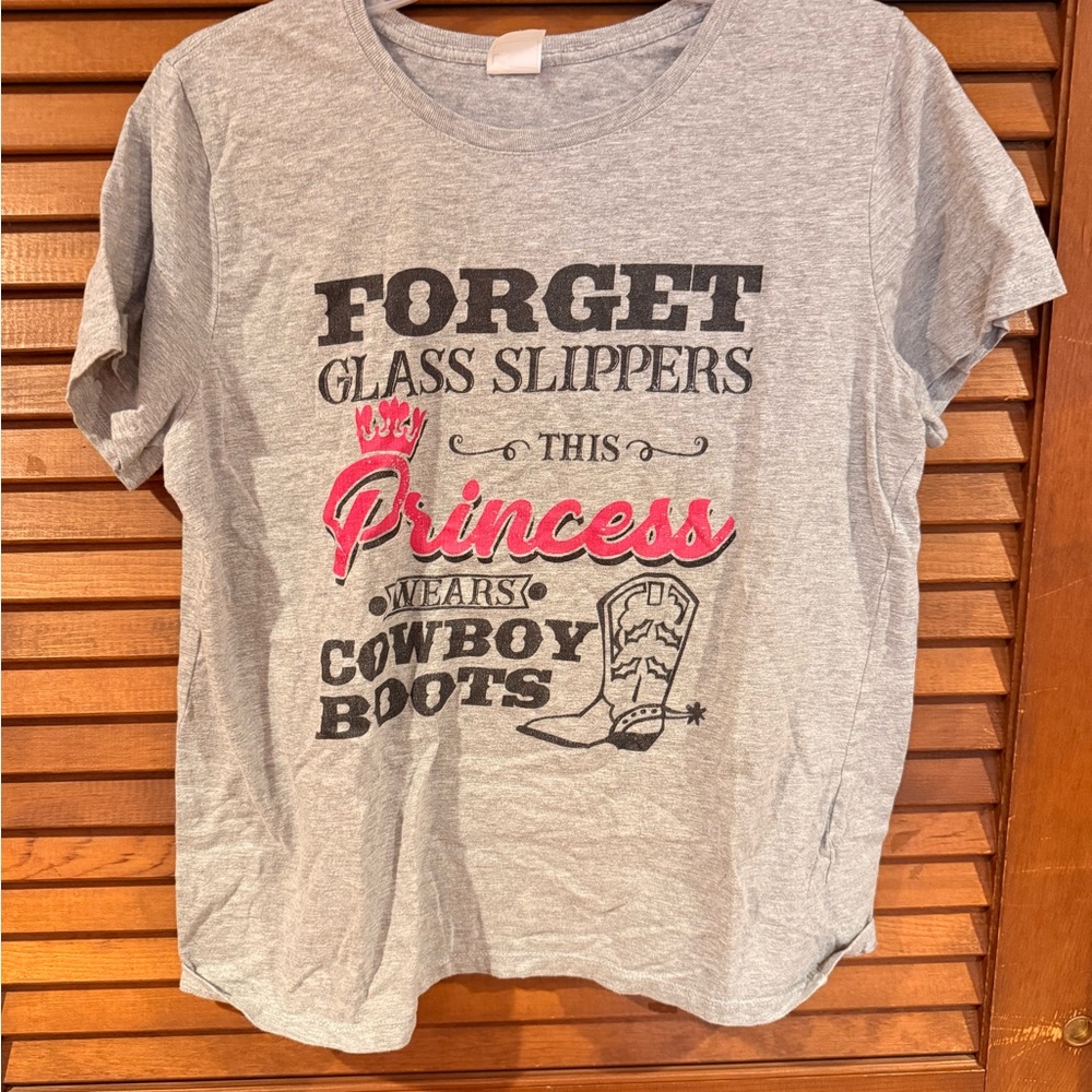 Princess and Cowboy Graphic T-Shirt